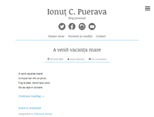 Tablet Screenshot of ionut-puerava.com